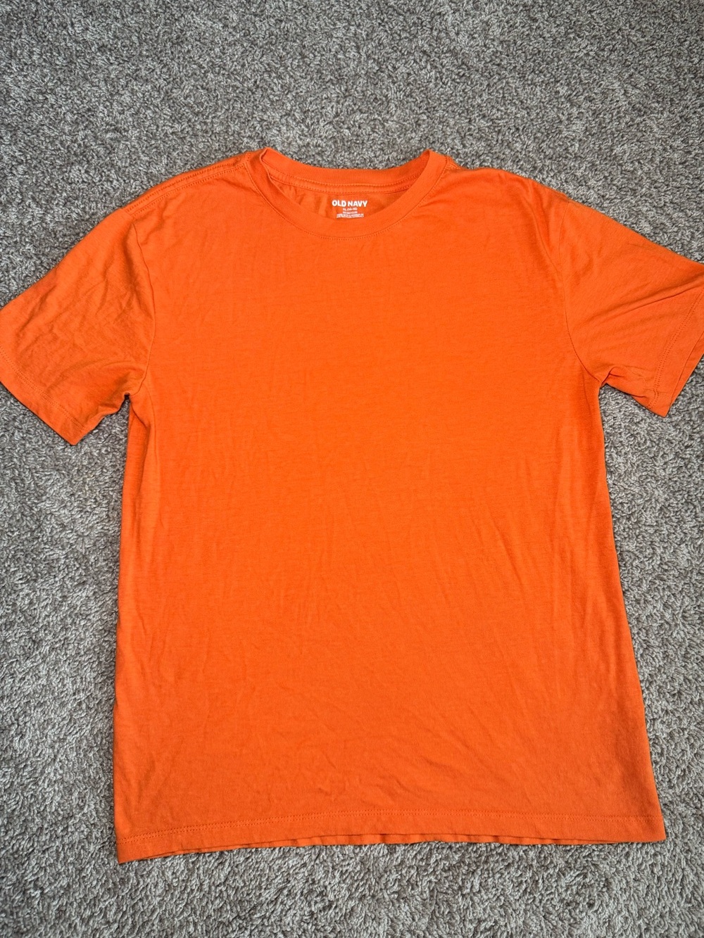 Old Navy kids Bright Orange Short-Sleeve Crew Tee